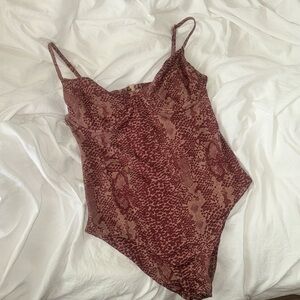 Acacia Marlow snake one piece size medium